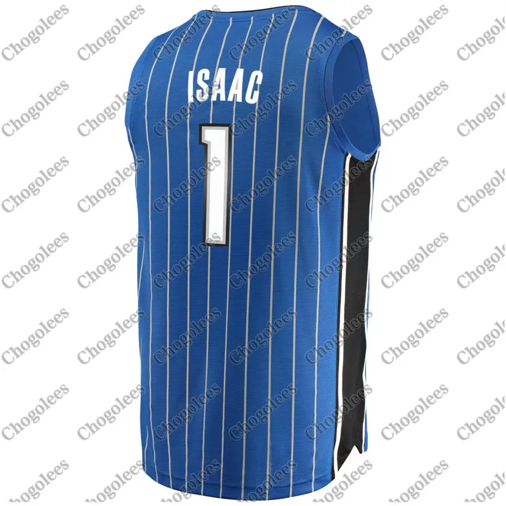 

Men Basketball Jersey Jonathan Isaac Orlando Branded Fast Break Player Jersey Icon Edition Blue