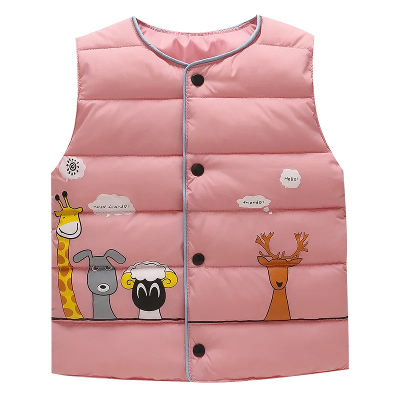 As picture vest Sundae Angel/Детский жилет без рукавов с круглым вырезом для девочек, жилет для мальчиков пуховые парки, жилеты верхняя одежда для детей, пальто, куртка для детей возрастом от 1 года до 6 лет - Цвет: As picture vest