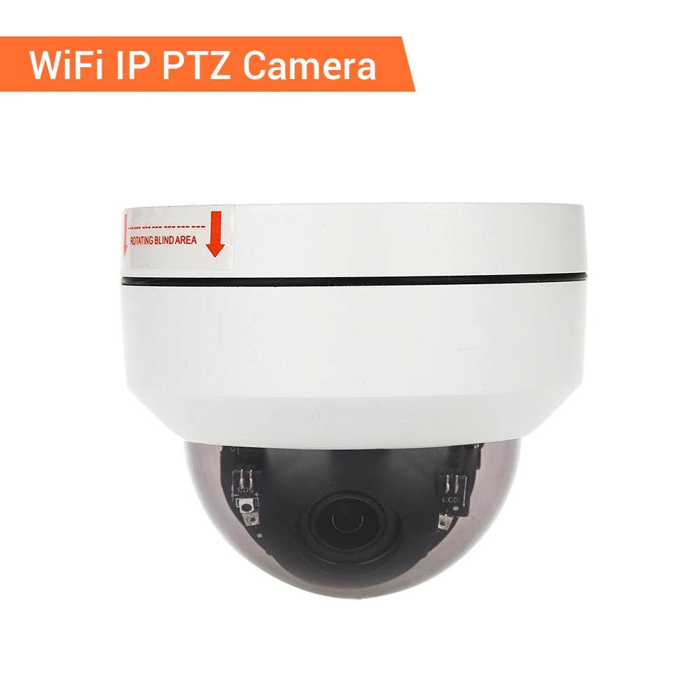 2 мегапиксельная HD 1080P WiFi Беспроводная IP PTZ камера безопасности 5x Zoom умная