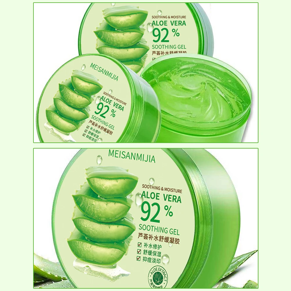 300 г 100% чистый натуральный гель с алоэ вера удаление морщин увлажнение защита от