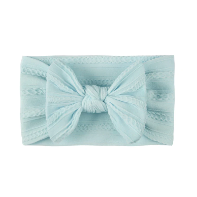 

2020 Hot Selling Children's Seamless Soft Nylon Chiffon Headband Cute Princess Kids Hair Accessories Baby Bebe Girl Turband Bow