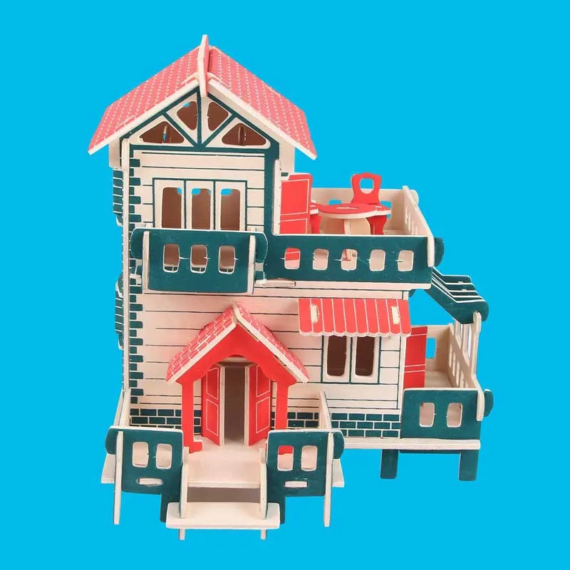 Креативные DIY 3D головоломки деревянные игрушки для детей подростков Diy игрушка
