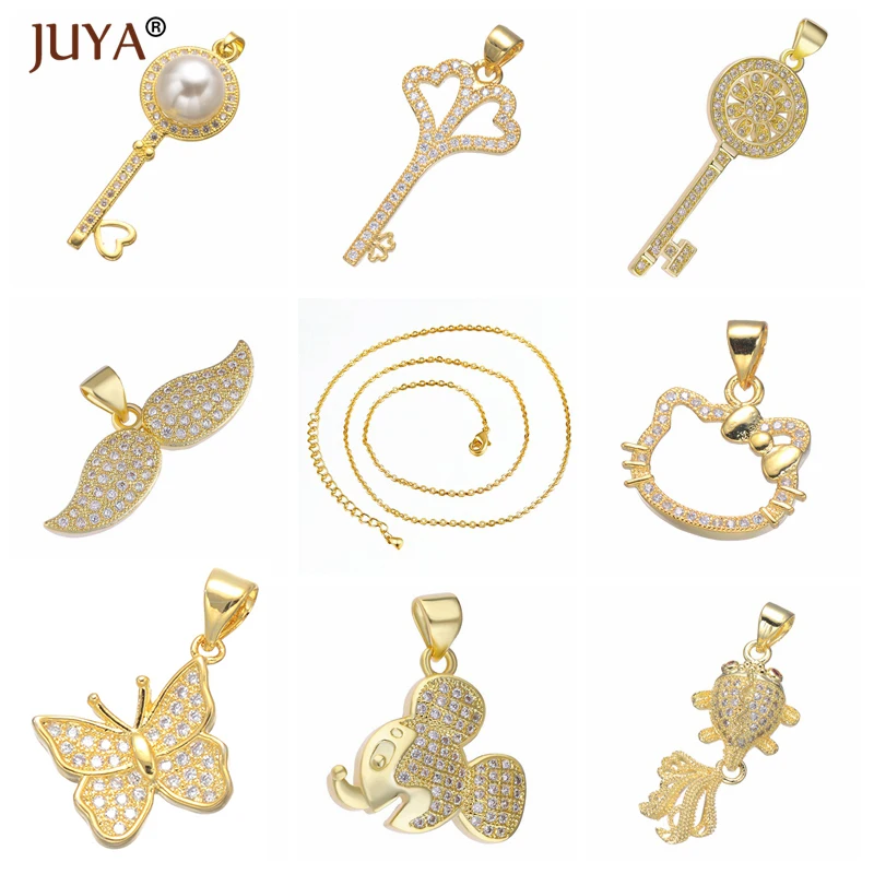 Juya новые модные милые животные Микки Кот рыба птица подвеска Подвески с ключиками для самостоятельного изготовления ювелирных изделий bedels voor Изготовление ювелирных изделий