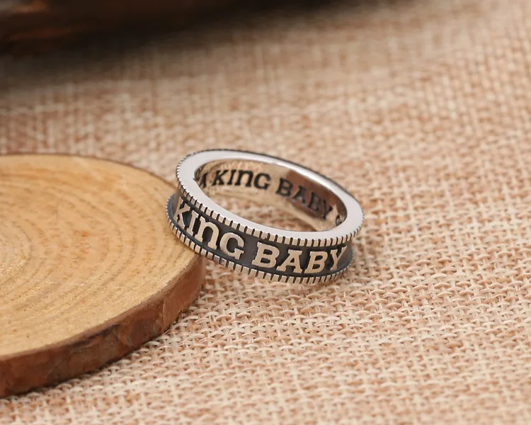 Кольцо из стерлингового серебра S925 пробы индивидуальное модное ювелирное