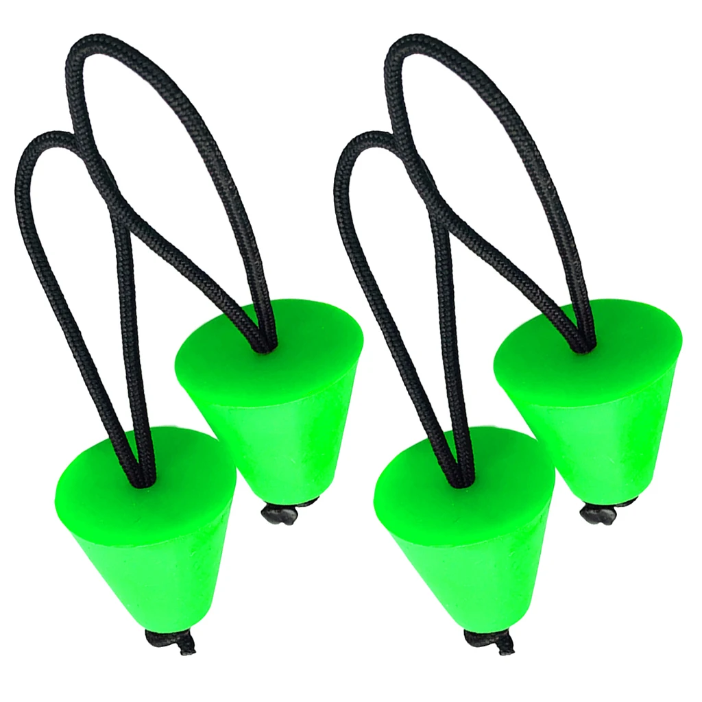 

4Pcs Universal Kayak Scupper Plugs Canoe Drain Holes Stopper ng Plug Green