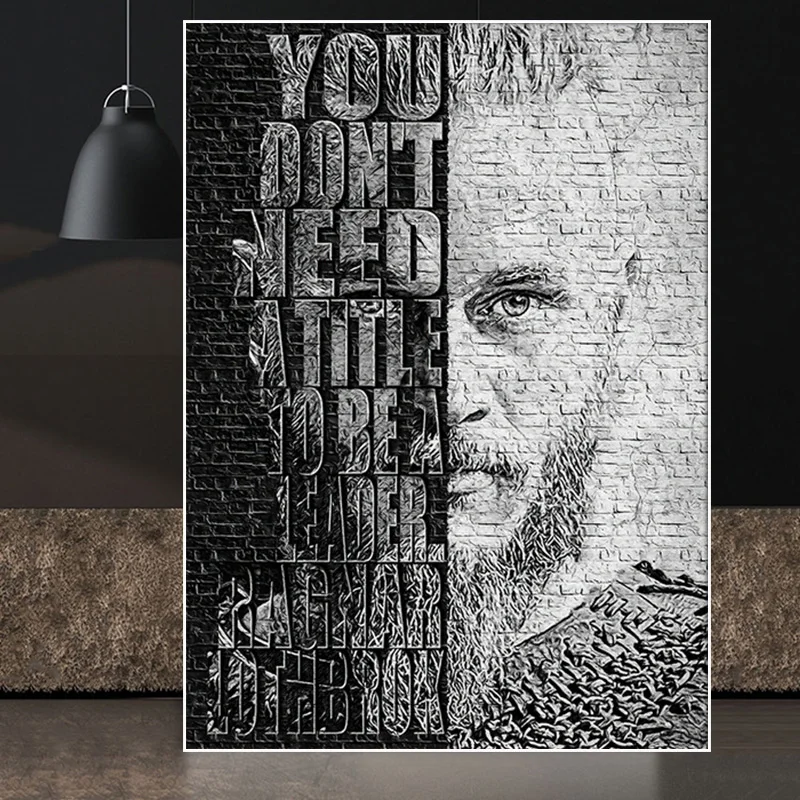 Ragnar Lothbrok картины викингов абстрактная живопись холст современное настенное