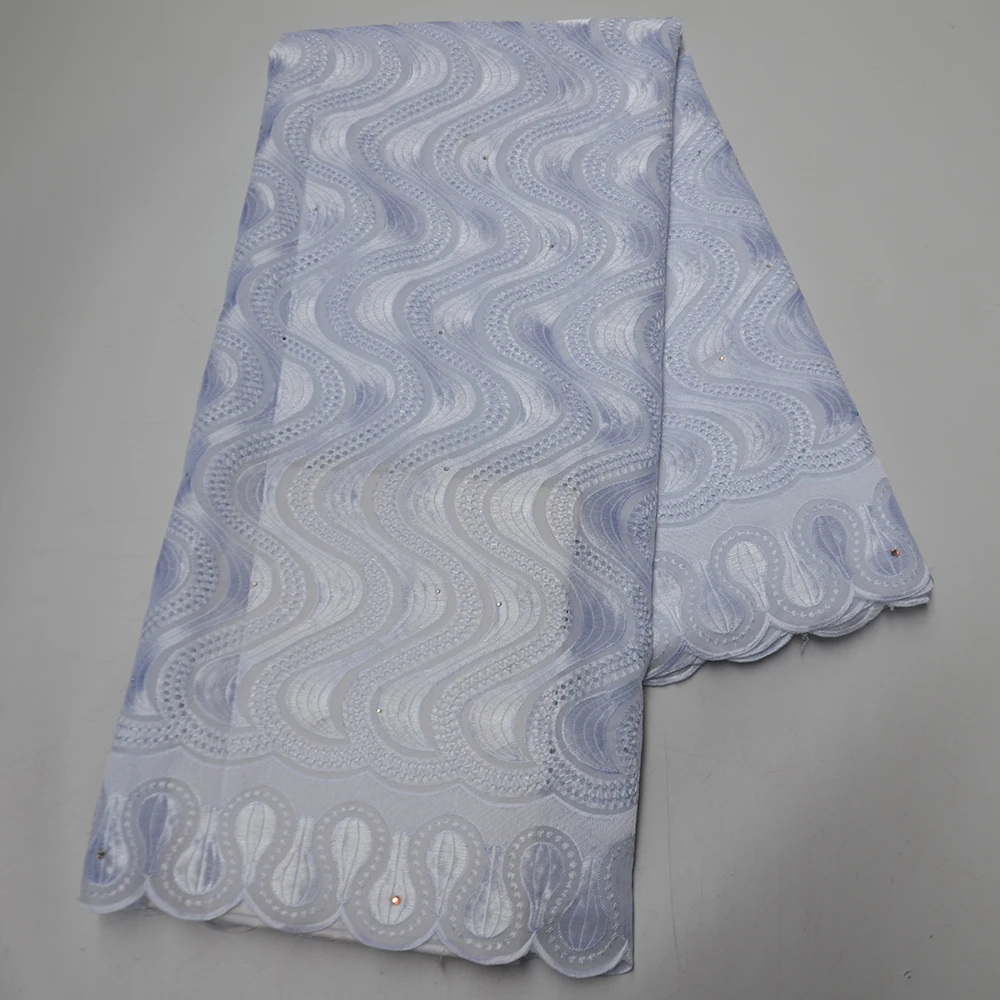 Белая Корейская сухая кружевная ткань мягкая хлопковая африканская швейцарская