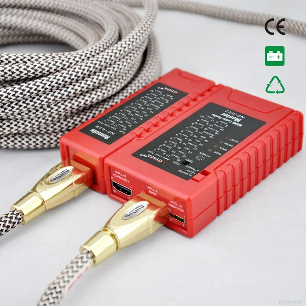 NOYAFA NF-622 HDMI провода тестер HD детектор проверка беспорядок короткий открытый и