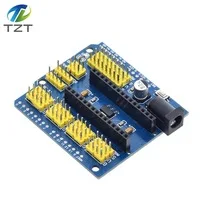 Мини-usb с контроллером загрузчика Nano 3,0 совместимый для Arduino CH340 usb-драйвер 16 МГц NANO V3.0 Atmega328 MCU - Цвет: NANO Expansion BLUE