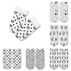 Модные женские носки с 3D принтом панды, новые милые носки до щиколотки унисекс с низким вырезом, мягкие хлопковые повседневные летние женские носки с мультяшным рисунком