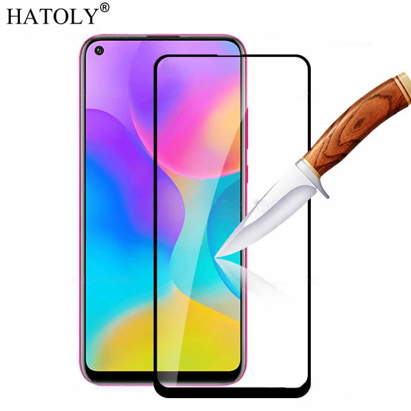Protector de pantalla de cristal templado para Huawei Honor Play 3, cubierta completa para Honor Play 3, pel&iacute;cula de borde curvo 3D, 2 uds.-0