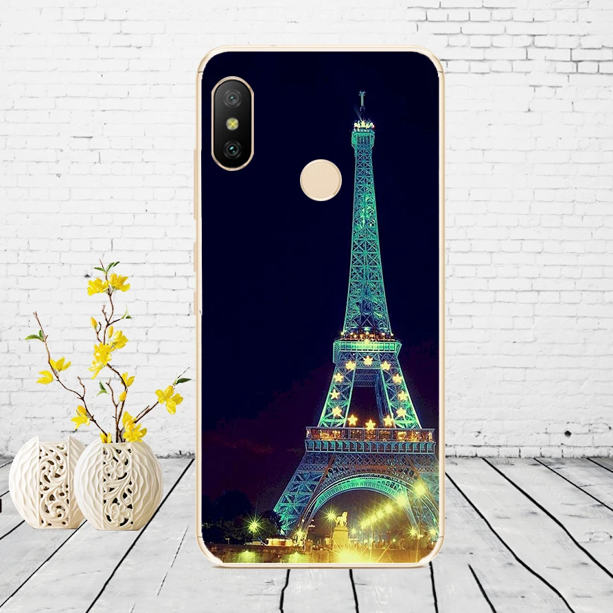 J43 Силиконовый чехол для Xiaomi mi A2 LITE, чехол с полной защитой, мягкая задняя крышка из ТПУ, чехол для телефона s для Xio mi A2 LITE, бампер - Цвет: J43