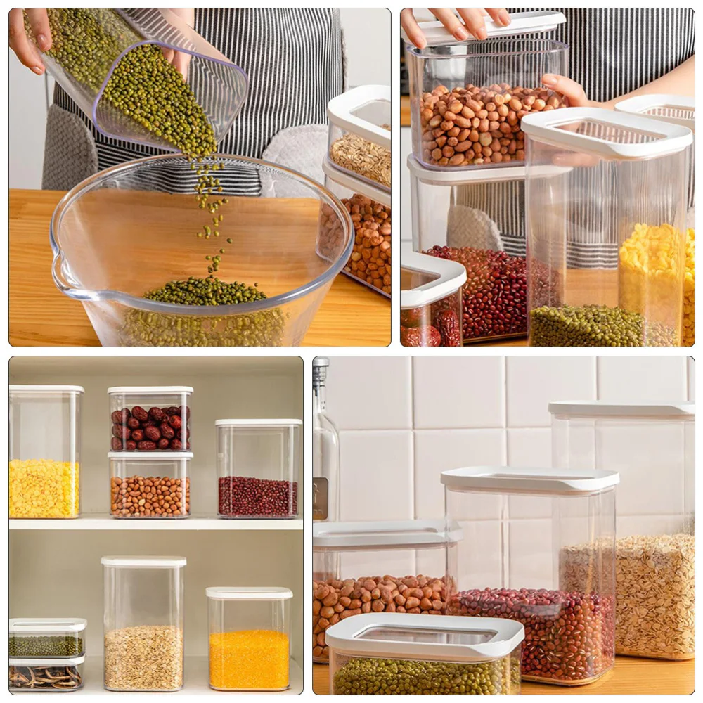 

1pc Household Food Storage Box Kitchen Beans Storage Box Sealing Storage Box