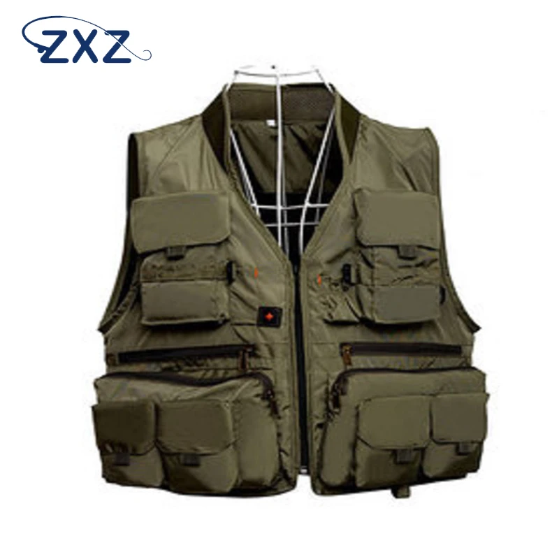 Жилет для рыбалки нахлыстом жилет с несколькими карманами занятий спортом на