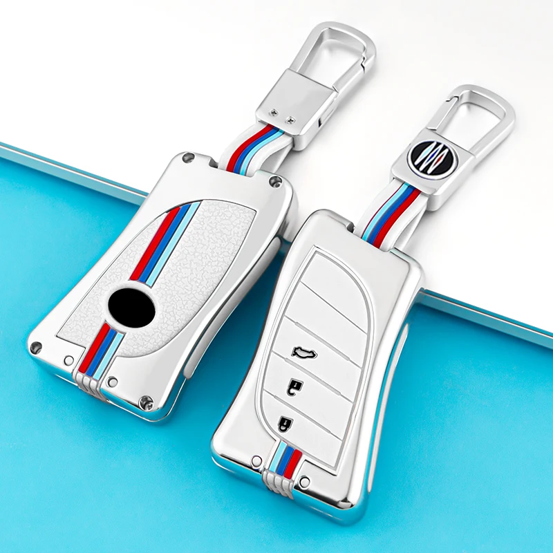 

Color alloy Car Key Case Full Cover Protect for Lexus UX200 UX250h ES200 ES300h ES350 US200 US260h 2018 2019 Accessories