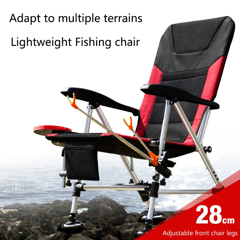 Европейское рыболовное кресло Многофункциональный стул из алюминиевого сплава