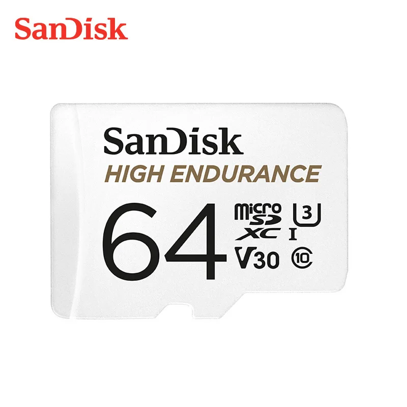 

SanDisk microSD Card HIGH ENDURANCE 64GB 128GB Memory Card Up to 100M/s 32GB 256GB MicroSDXC VideoSpeed U3 V30 HD 4K