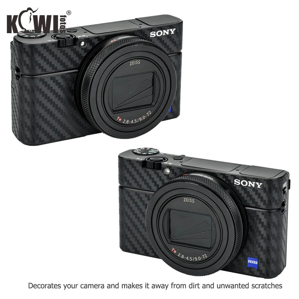 Чехол для Камеры KIWIFOTOS с защитой от царапин углеволоконная пленка Sony RX100 VI RX100VI