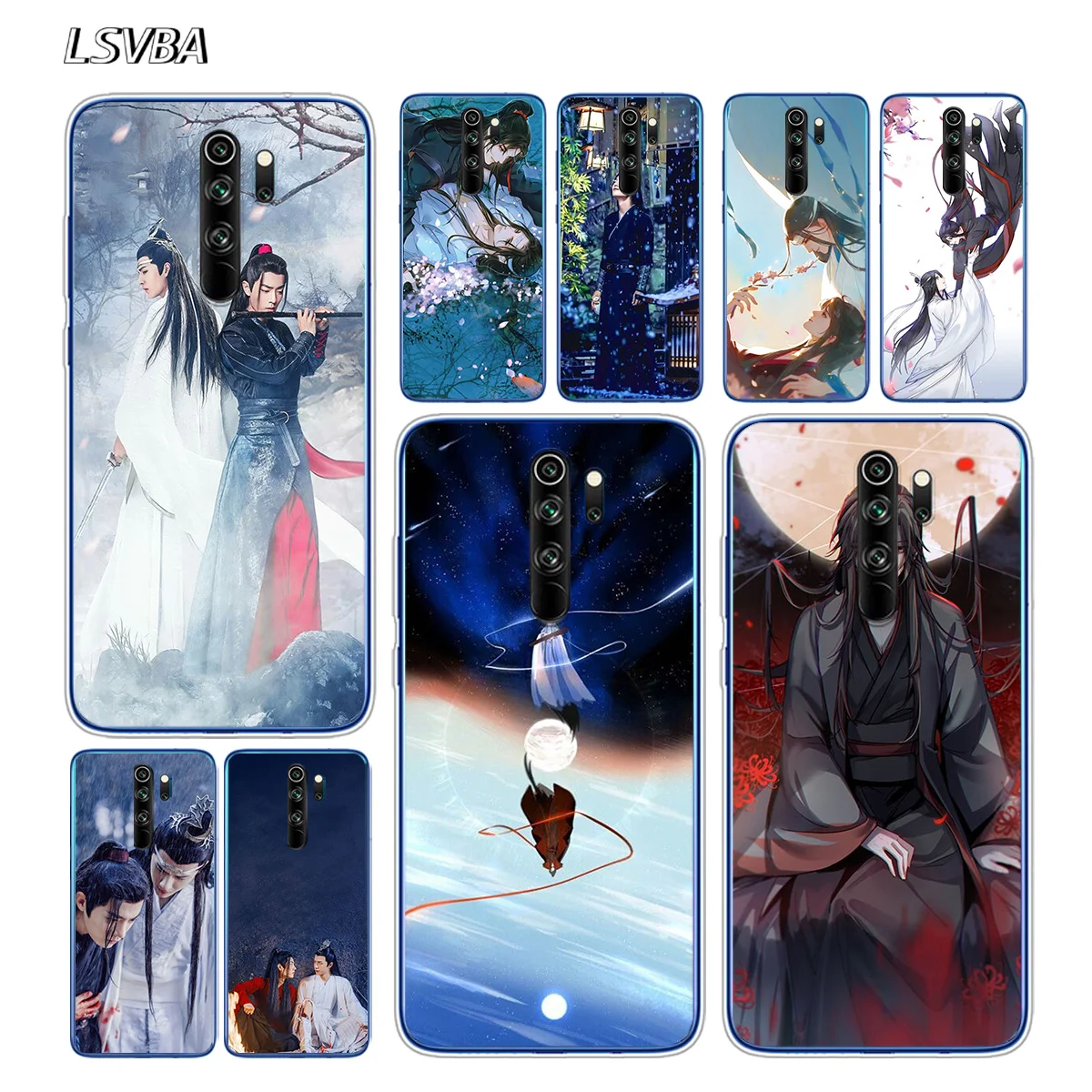 

Soft TPU Silicone Cover The Untamed Wang Yibo Xiao Zhan For Xiaomi Redmi Note 9 9S 8T 8 7 6 5A 5 4X 4 Pro Max Phone Case