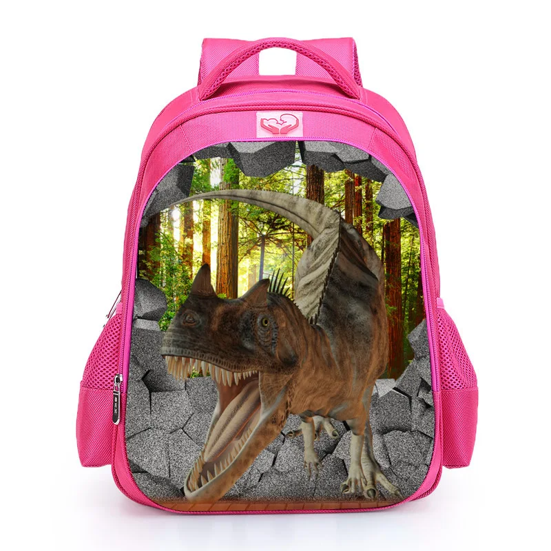 Классная школьная сумка для девочек с принтом динозавра 17 дюймов 3d школьные