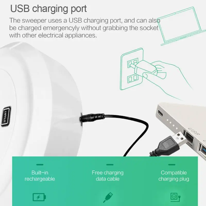 

Smart Floor Vacuum Cleaner 3-In-1 Auto Rechargeable Smart Sweeping Robot 1800Pa Multifunctional Cleaner Dry Wet Sweeping