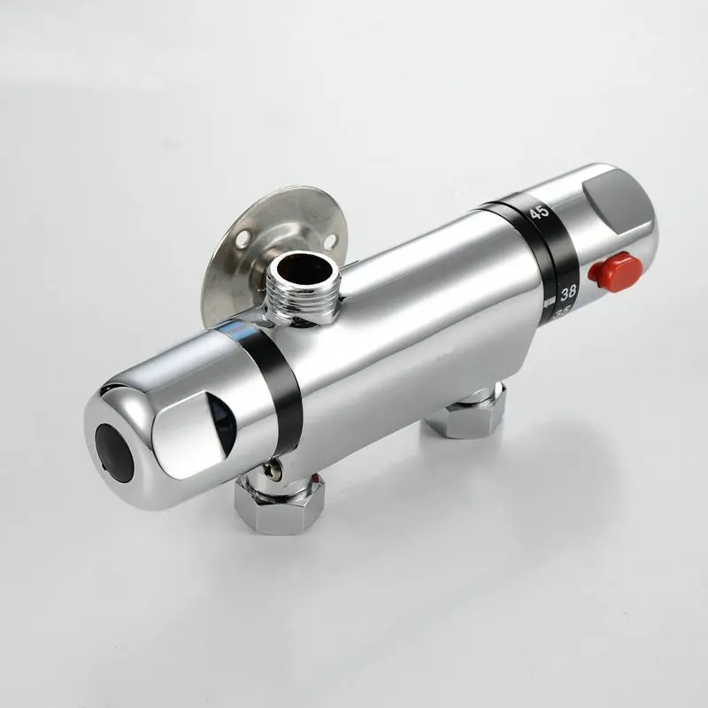 Термостатический смеситель для душа с контролем температуры настенный кран |