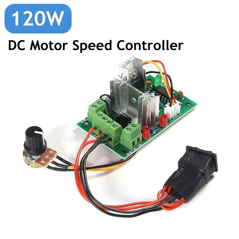 Регулируемый контроллер 10 в 12 В 24 30 скорости двигателя ШИМ постоянного тока