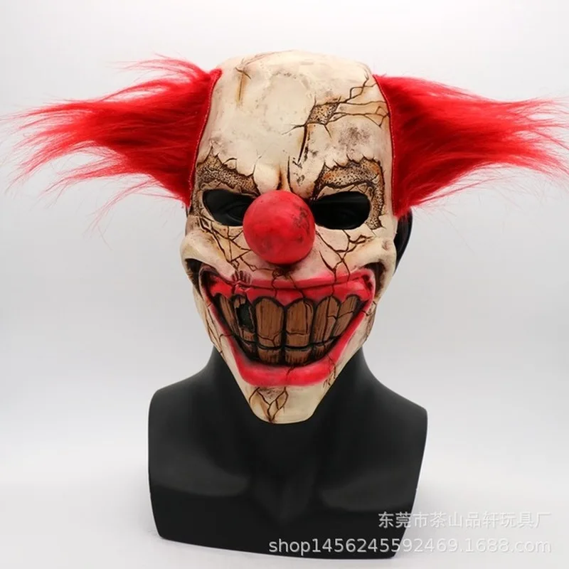 Маска Стефана Кинга из оно ужасная маска клоуна Джокера реквизит для костюма на