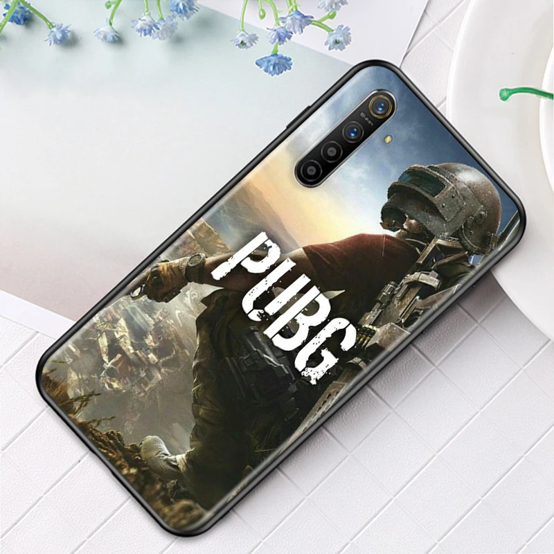 Популярная игра Pubg для OPPO Realme V15 X5 X3 X50 X7 X2 C17 C11 C3 C2 7 7i 6 6S 6i 5 3 2 Pro мягкий черный чехол