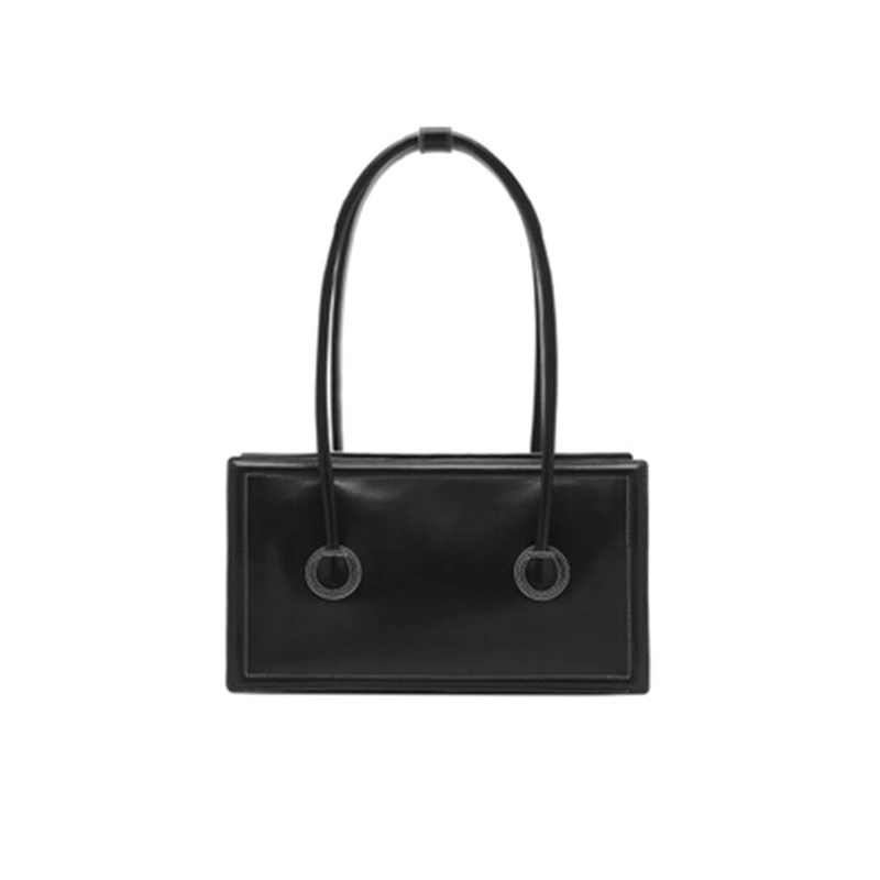 

Designer Handbag PU Leather Large Capacity Totes Shoulder Bag For Women 2021 Simple Underarm Bag Pureses Hand Bags Clutch Bolsa