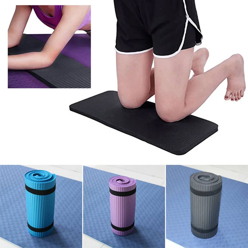 

Gym Soft Pilates Mats Non-Slip Yoga Knee Pad Cushion Elbow Sport Mat Foldable Pads Indoor Body Building 60x25x1.5cm Thickess