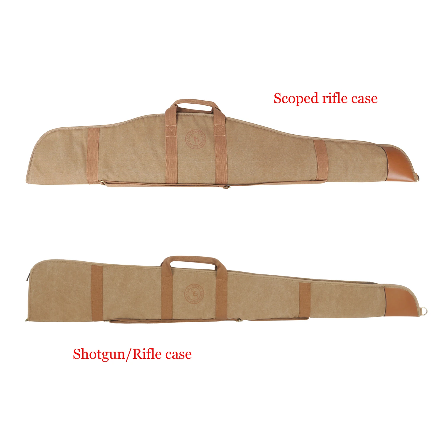 Tourbon Hunting Gun Bag Slip Scoped Rifle Soft Case Shotgun Bags Thick Fleece Padded Protection Carrier Canvas Gun Accessories