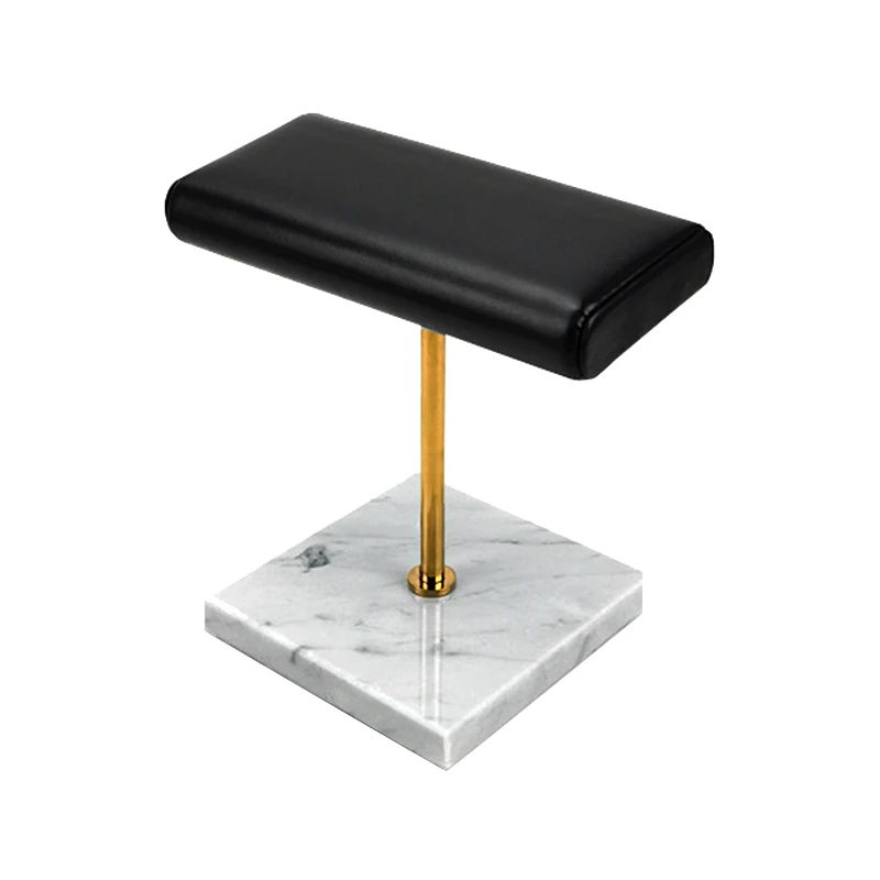 

Подставка для часов с белым мраморным основанием, металлический стержень, реквизит для дисплея браслета, стенд для ремня, удлинительная под...