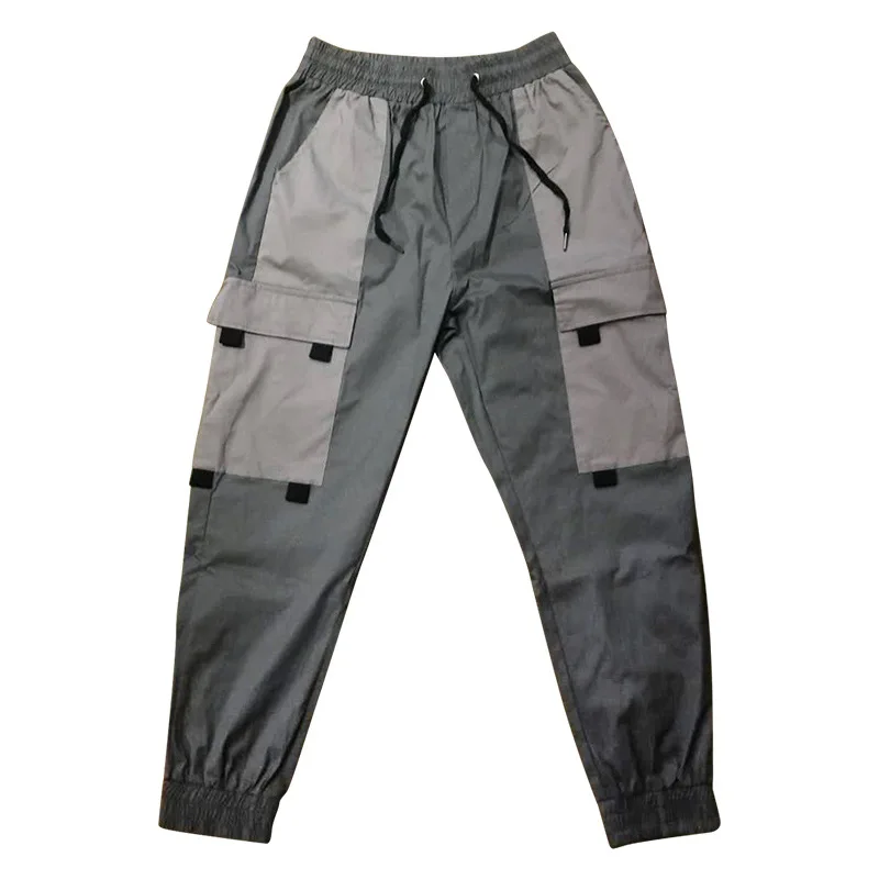 Прямые брюки-карго новинка 2020 цветные повседневные брюки с карманами для бега