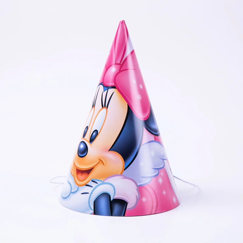 Disney Минни Мышь для девочек детский праздничный костюм украшения Бумага салфетки