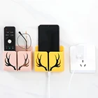 Настенный держатель Мобильный телефон, вилка для телефона, USB-зарядка, пульт дистанционного управления, коробка для хранения Органайзер для брелоков, аксессуары для дома