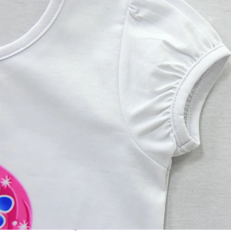 Детские комплекты из футболки с единорогом и платья Сетчатое платье принцессы