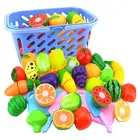 6 шт.компл. ролевые пластиковые игрушки для еды, фрукты, овощи, продукты для ролевых игр, искусственные кухонные игрушки для детей, лучшие подарки