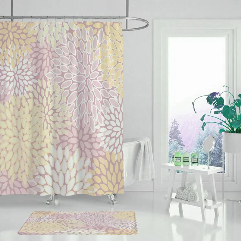 Занавеска для душа ванная комната водонепроницаемая занавеска современное