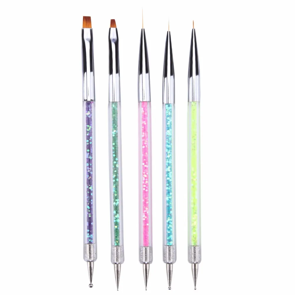 5 шт./компл. двухсторонний инструмент для ногати расставить комплекс ручка с