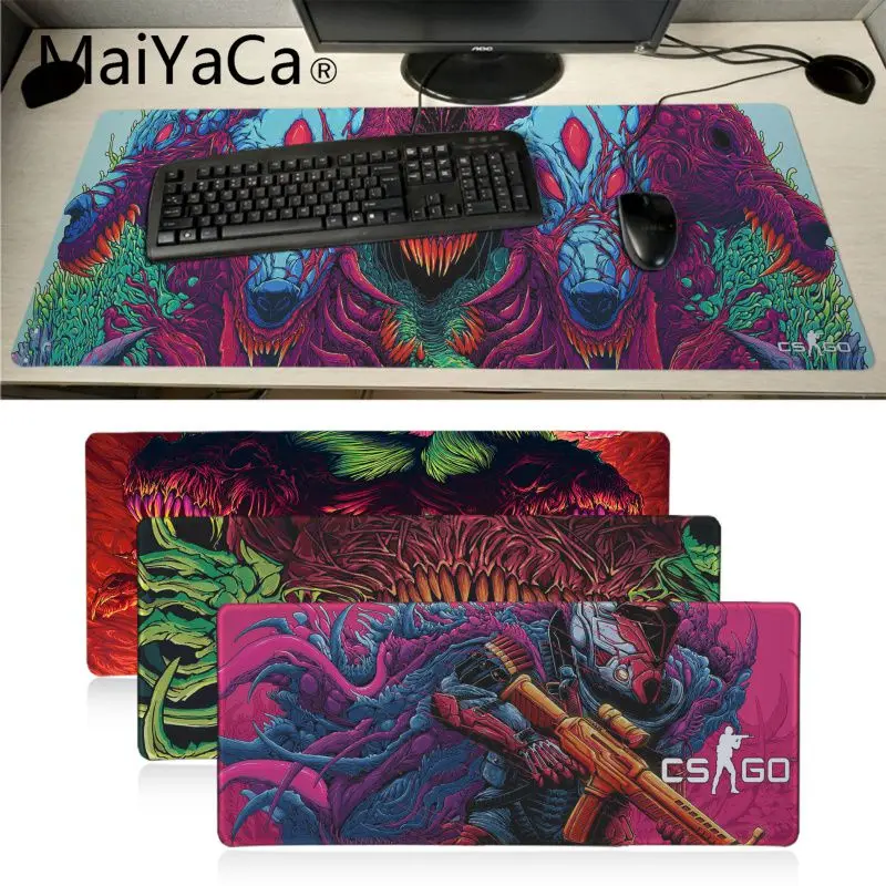 Maiyaca мой любимый hyper beast 4k XL Lockedge большой игровой коврик для мыши ноутбук