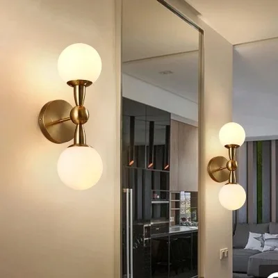 Скандинавский креативный дизайнерский студийный настенный светильник простой