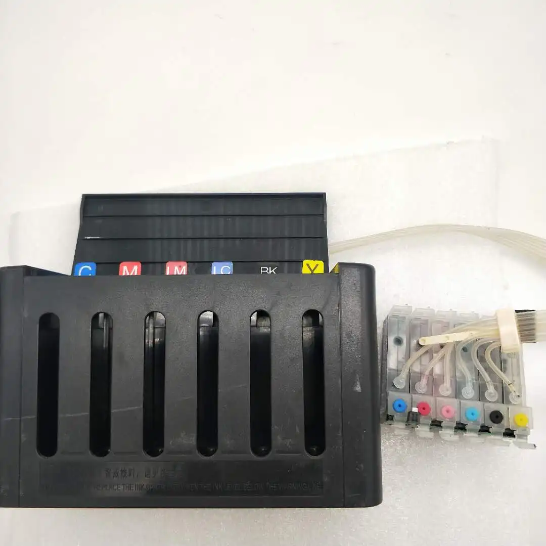 

Used Empty CISS shelf with ink cartridge for epson 1390 printer