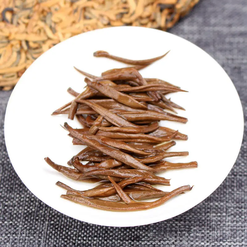 

2020 Year AAAA Organic Yunnan Golden Buds Dian Hong Black CN Tea Cake 357g DIANHONG