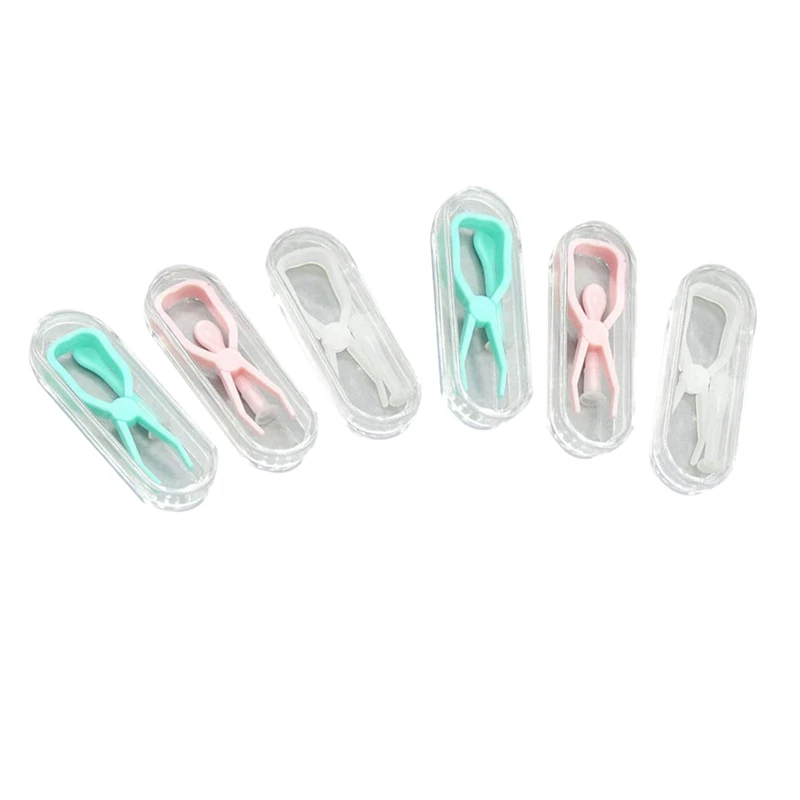 6 комплектов контактных линз пинцет и присоска Контактное устройство для вставки