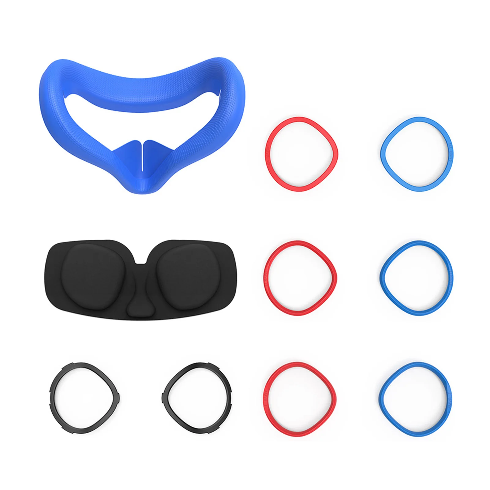 

Anti Scratch Ring Soft Durable Easy Install Sweatproof Gaming VR Facial Pad Set Cushion Replacement Parts For Oculus Quest 2
