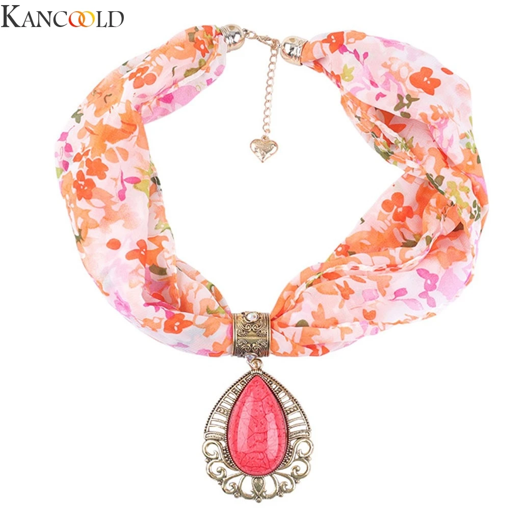 KANCOOLD Горячая Мода осень зима цветочные шарфы для женщин Boho пляжная шаль Кристалл