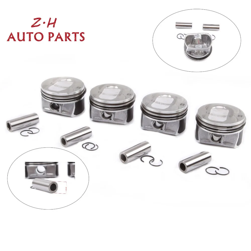 Новый STD 76 5 мм 03C 107 065 BF поршневое и кольцо в сборе 19 для Audi A1 VW Golf MK5 Passat CC Tiguan 1.4TSI