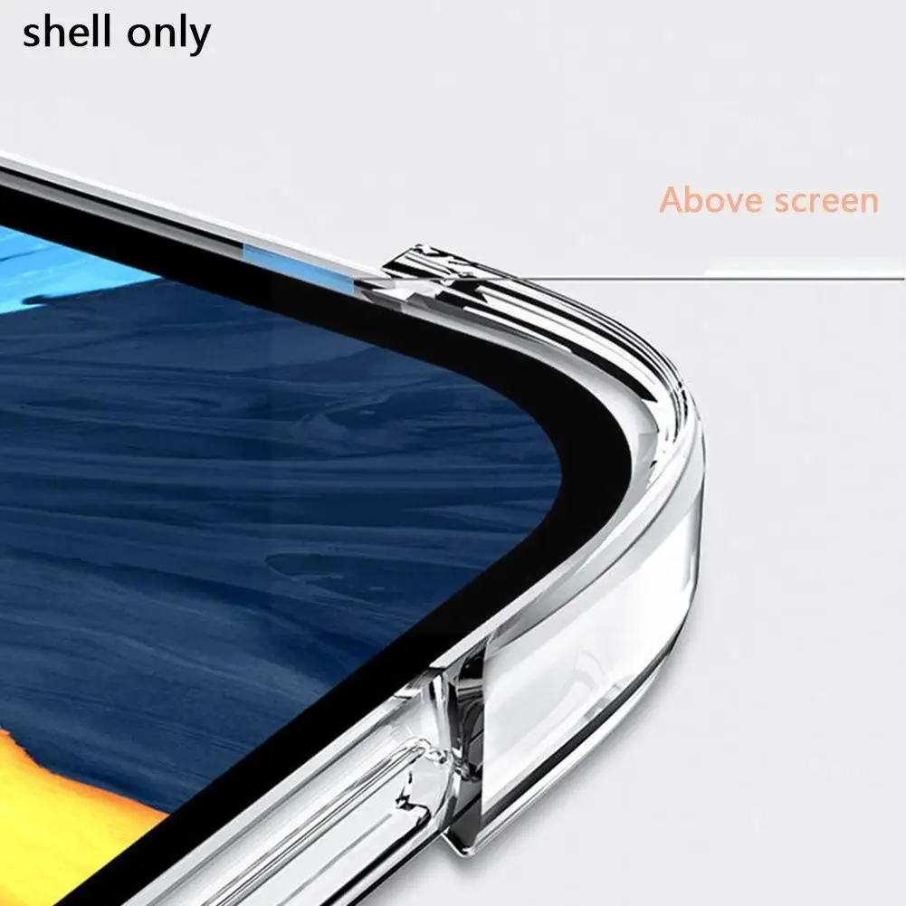 

For iPad Transparent Protective Cover 10.2 Inch Soft Shell For Mini 6 Generation All-inclusive Flat Silicone Flat Sh X0J5