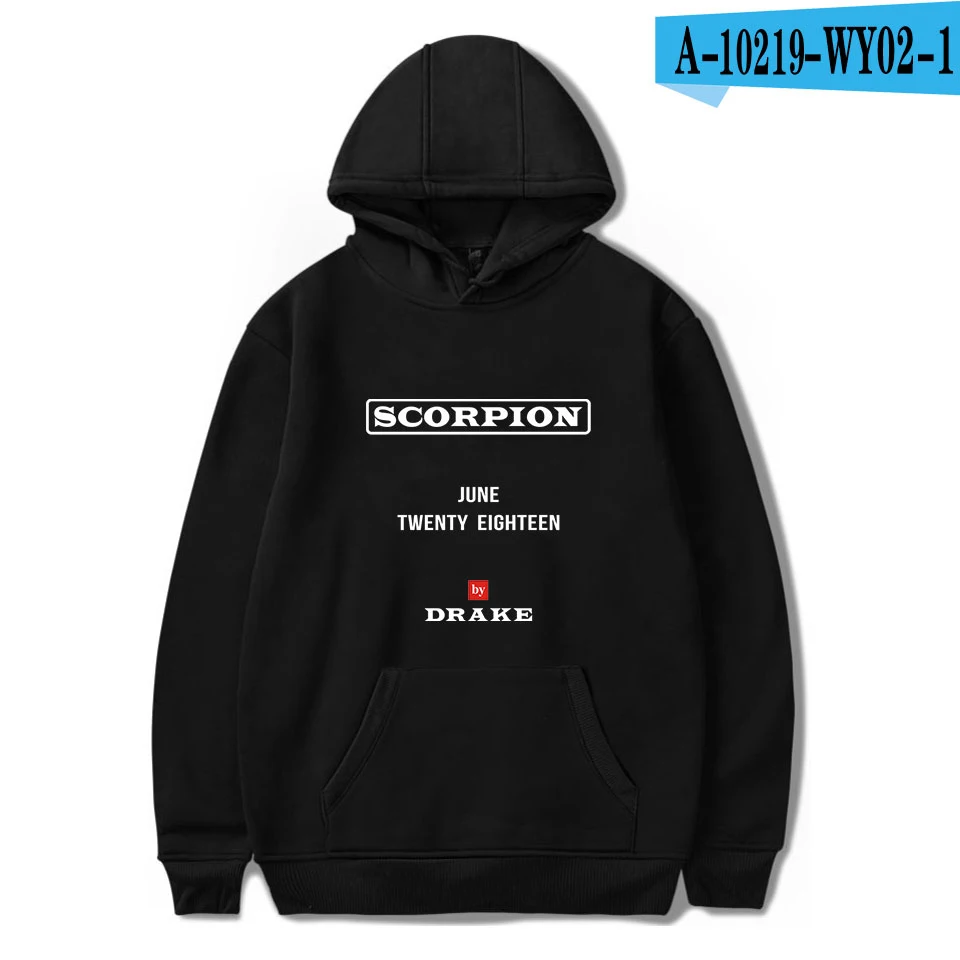 

Classic Funny Rapper Drake Scorpion printed Hoodies Sweatshirts Men/Women Youthful Sweatshirt Adult/Child Trendy Pullovers Tops